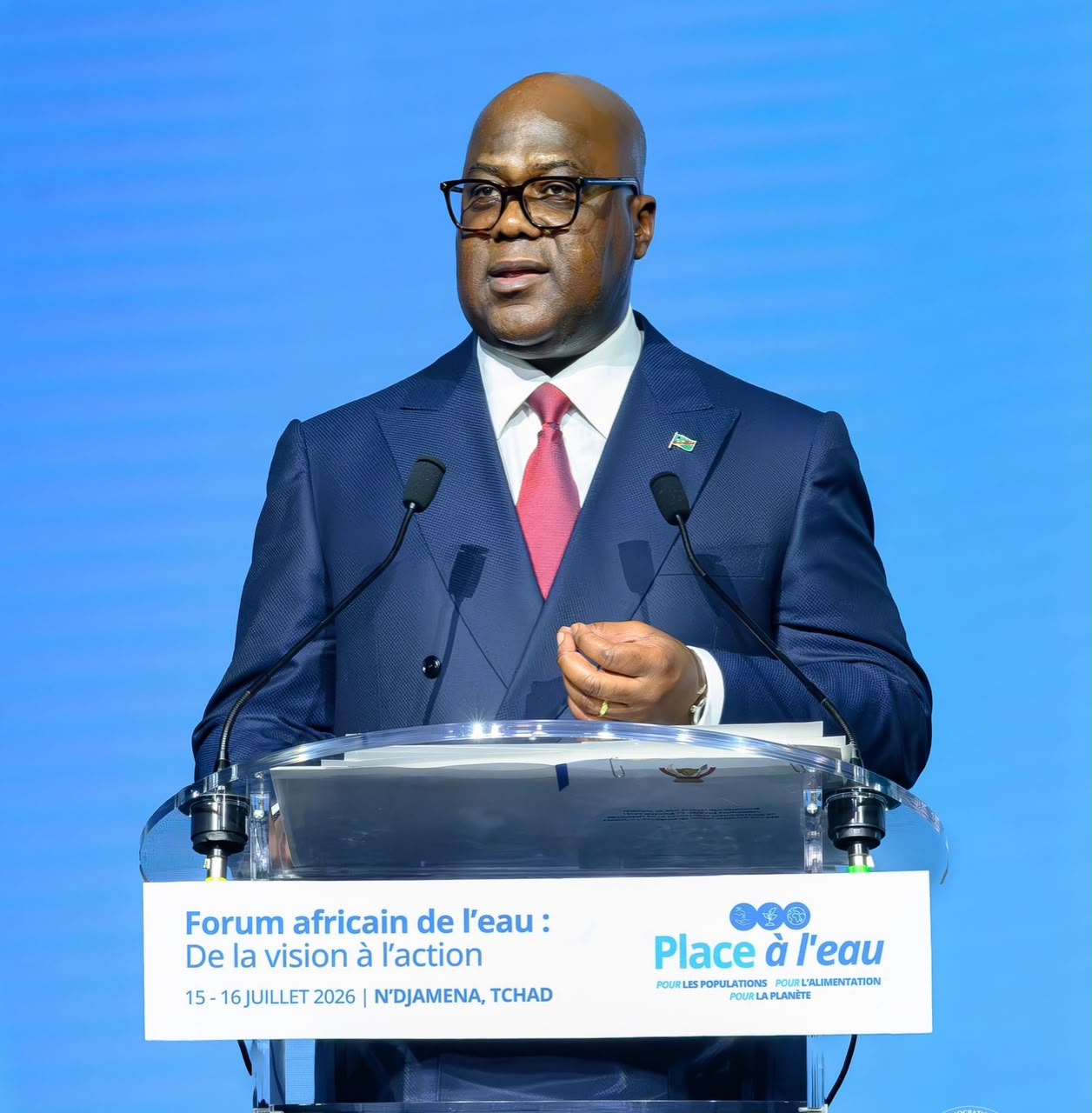 Forum africain de l'eau : Tshisekedi dévoile cinq priorités pour renforcer la sécurité hydrique en Afrique